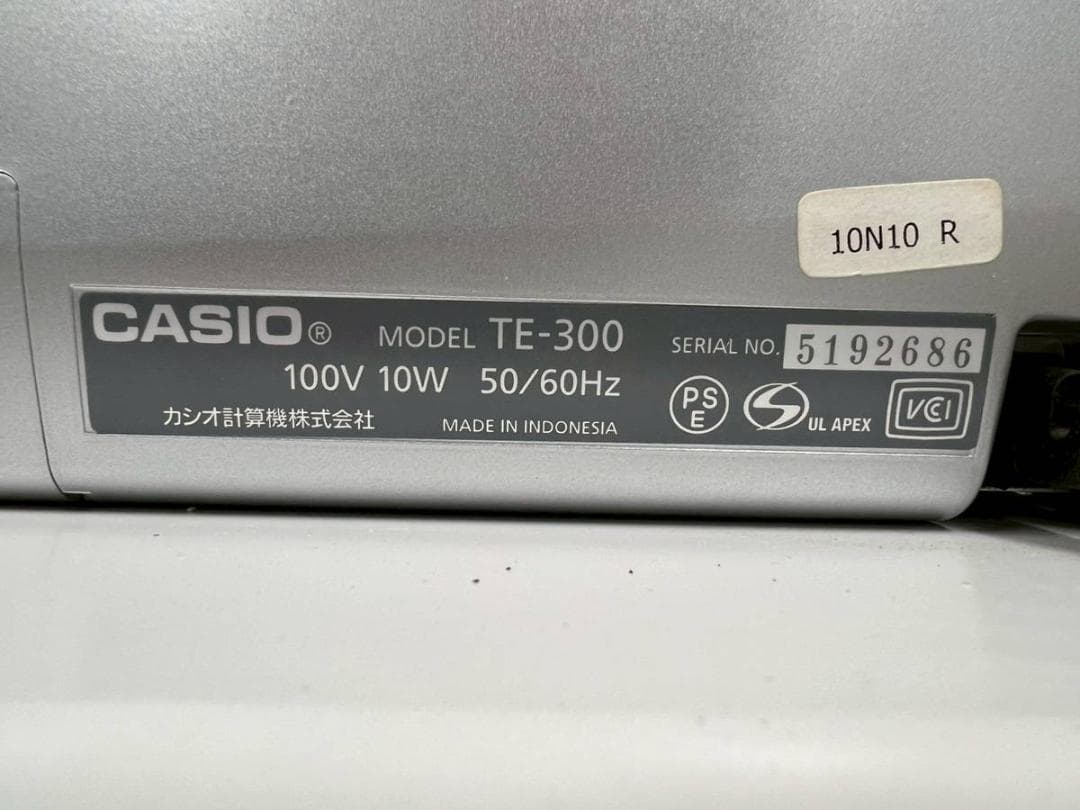 【完動品】CASIO カシオ 電子レジスター TE-300