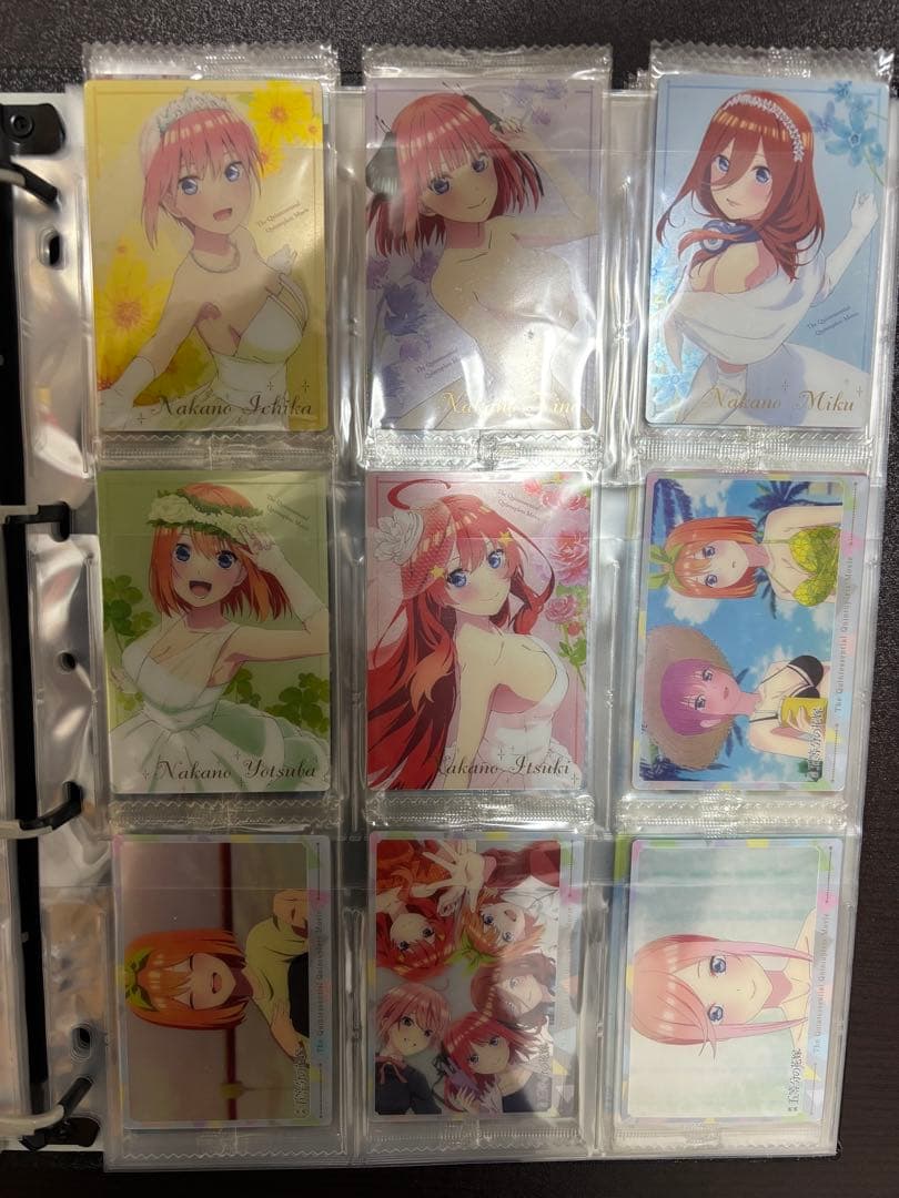 五等分の花嫁ウエハース　過去弾全てフルコンプリート品　未開封品