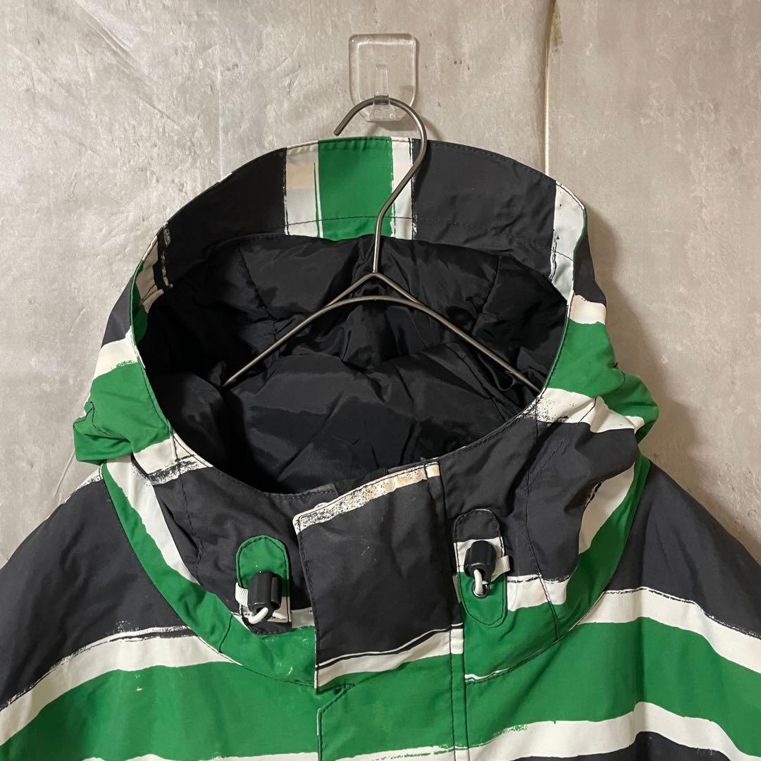 billabongビラボンスキーウェアスノーボードジャケットパーカー緑グリーン黒