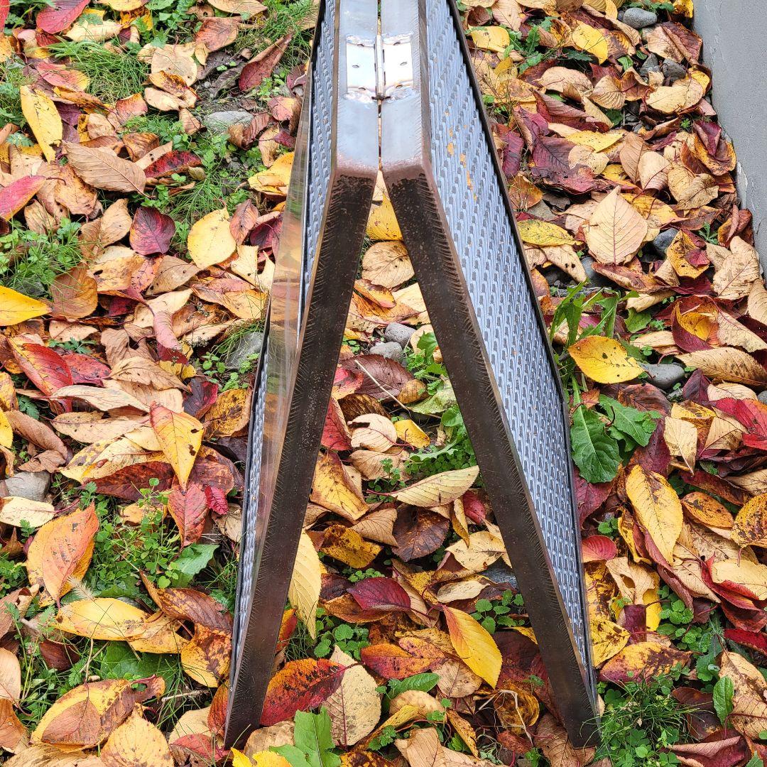 ハンドメイド　ヴィンテージ　アイアン看板　A型　インダストリアル