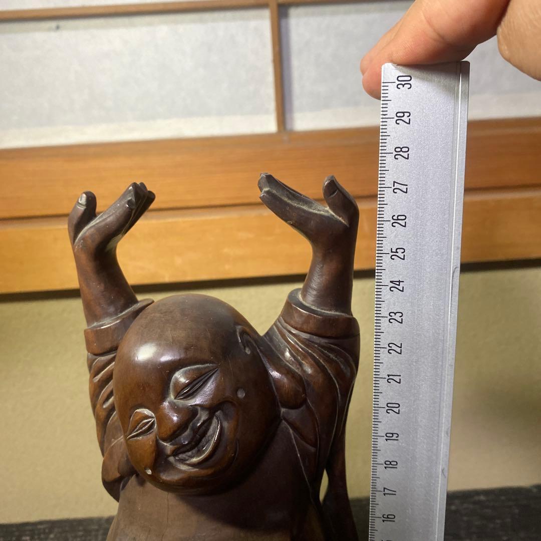 中国古玩　木彫布袋