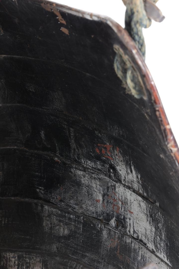 【江戸期】黒漆塗 二枚胴 胴丸 草摺付 時代甲冑 鎧 武具 鎧兜 古美術 骨董品