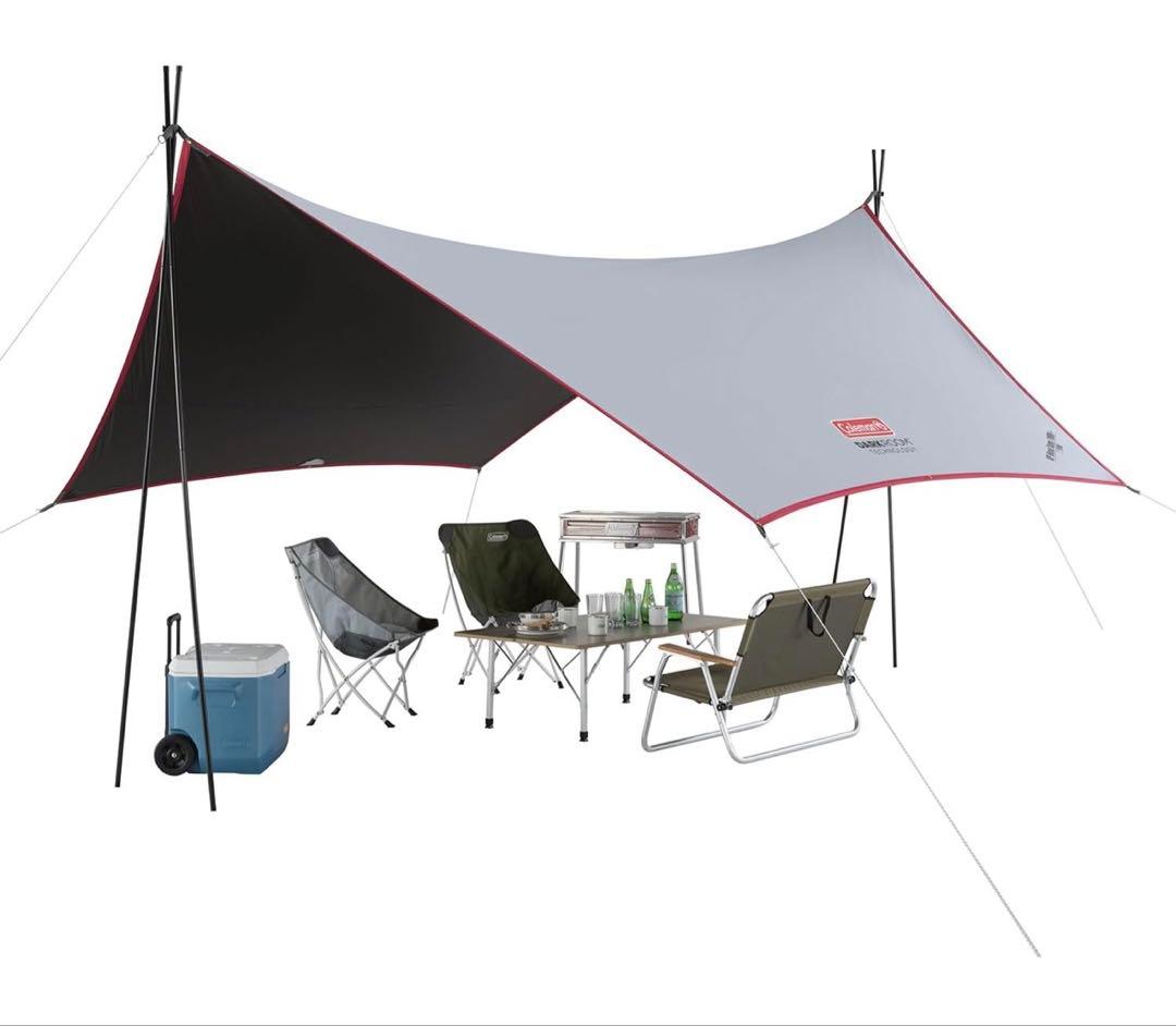 新古品ColemanツーリングドームLX + ヘキサタープMDX+基本4点セット