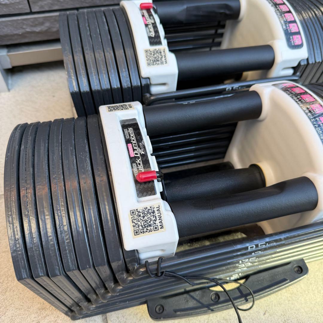 動作OK FlELDOORクイック 可変式 ブロック ダンベル 40kg ②