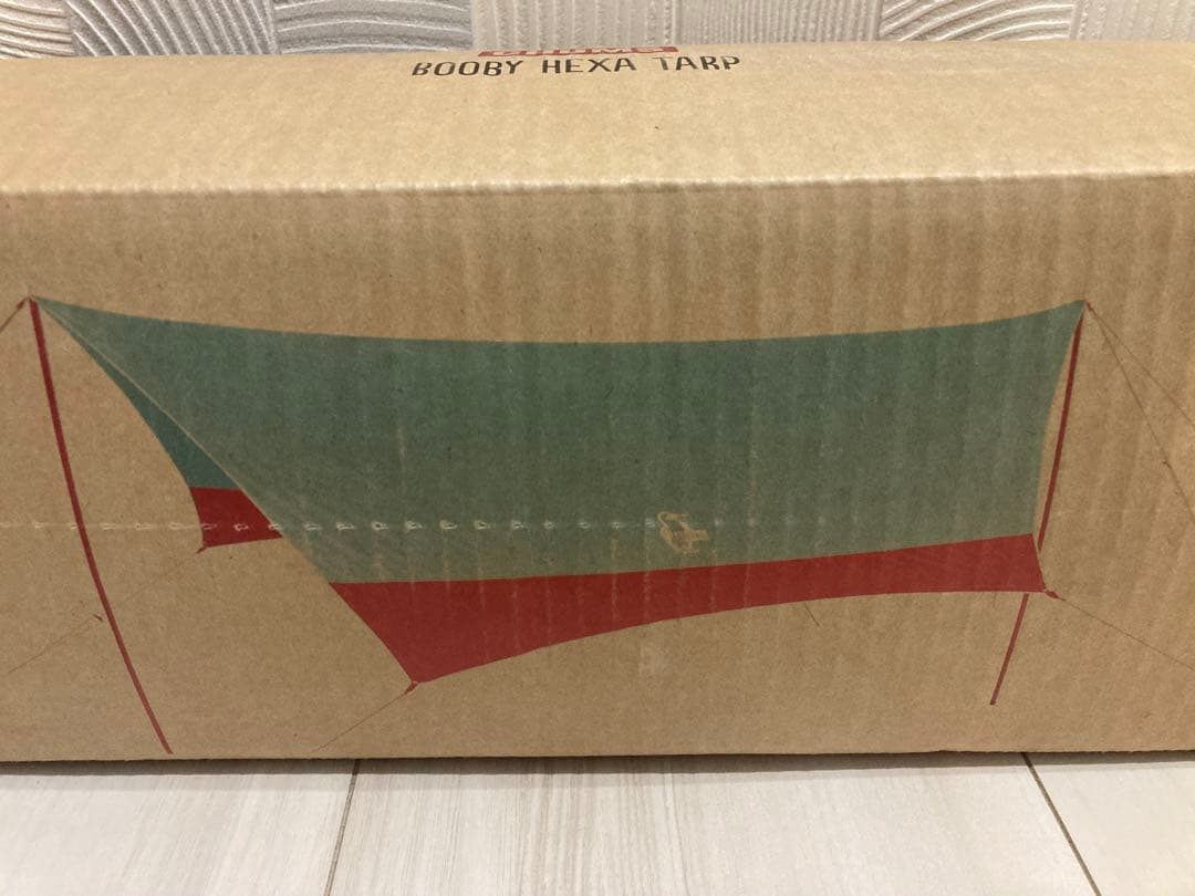 CHUMS BOOBY WING TARP チャムス　ヘキサタープグリーンレッド