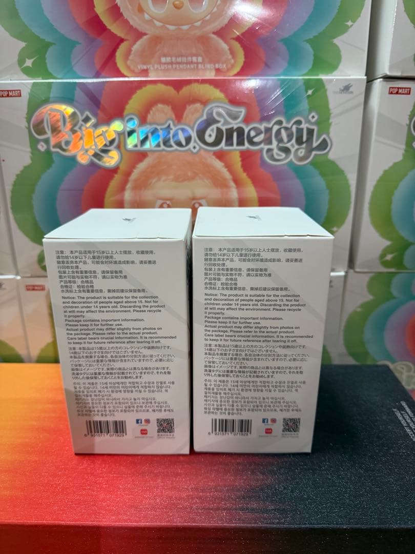 正規品・未開封　Labubu Big into Energy 6箱