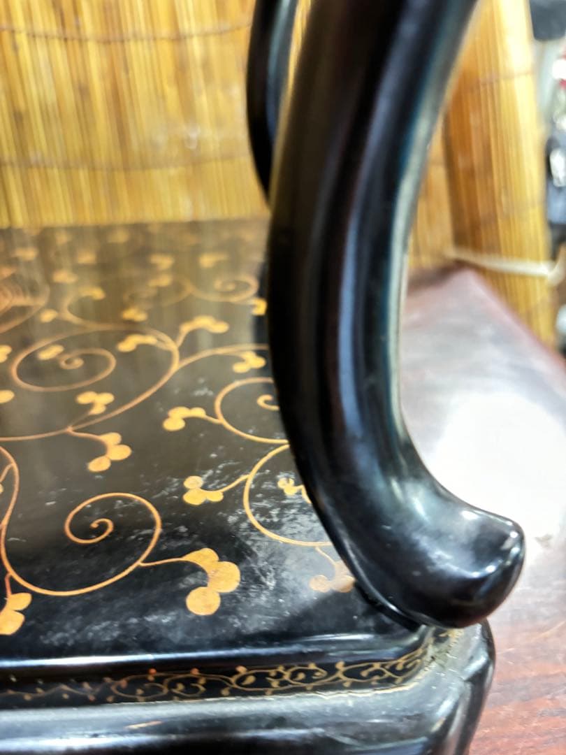 超貴重 江戸時代 伊達家から最上家に渡った 家紋の座卓