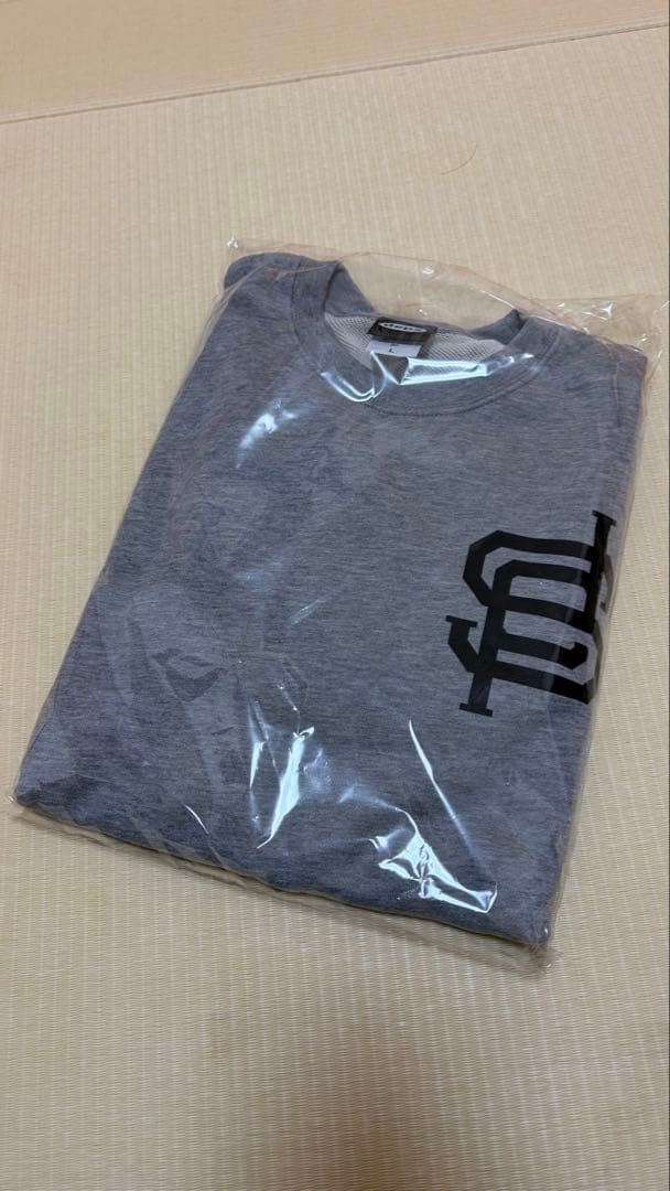 新品 デプスdeps BASEBALL LOGO SWEAT【GRAY】Lサイズ