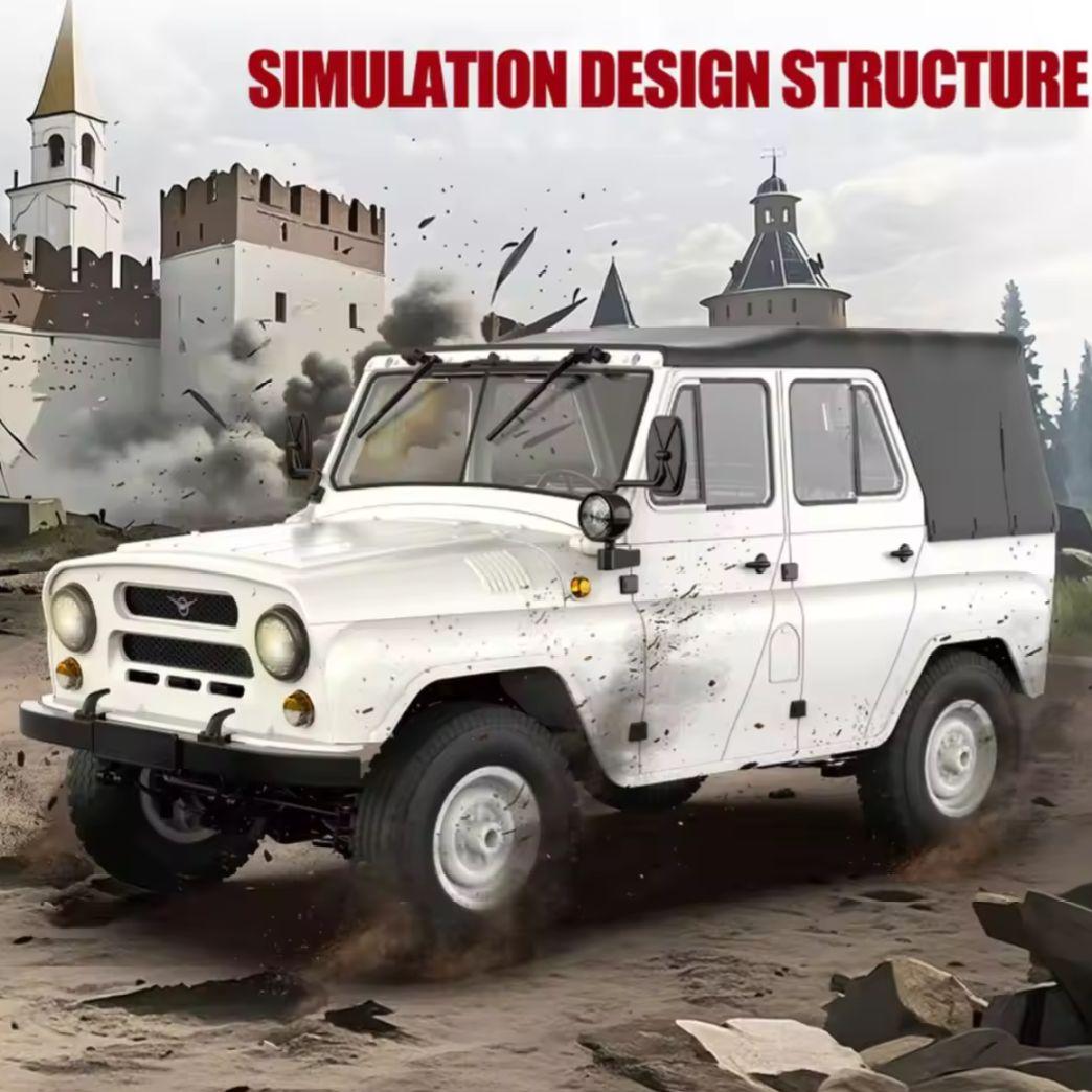 最新モデル WPL C94 UAZ-469 RTR 1/10 RC ラジコン 白