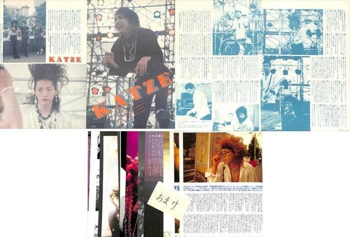 KATZE カッツェ 雑誌 切り抜き 224P ◆貴重！デビュー～解散