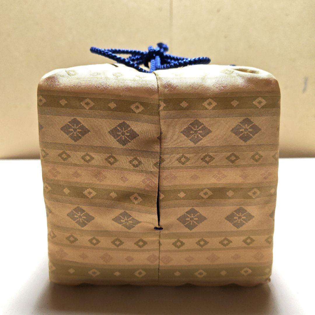 茶道具　真塗扇面ちらし茶箱