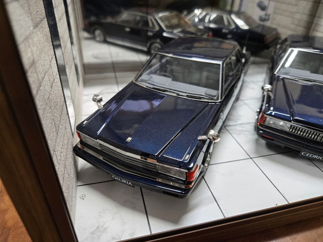1/18 日産430セドリック グロリア ジオラマケース電飾LED