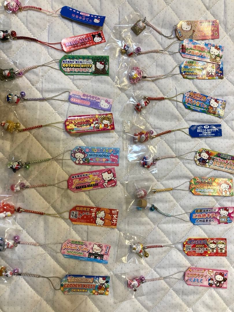 ハローキティ　ご当地　根付け　ストラップ ⭐︎２４５個⭐︎まとめ売り