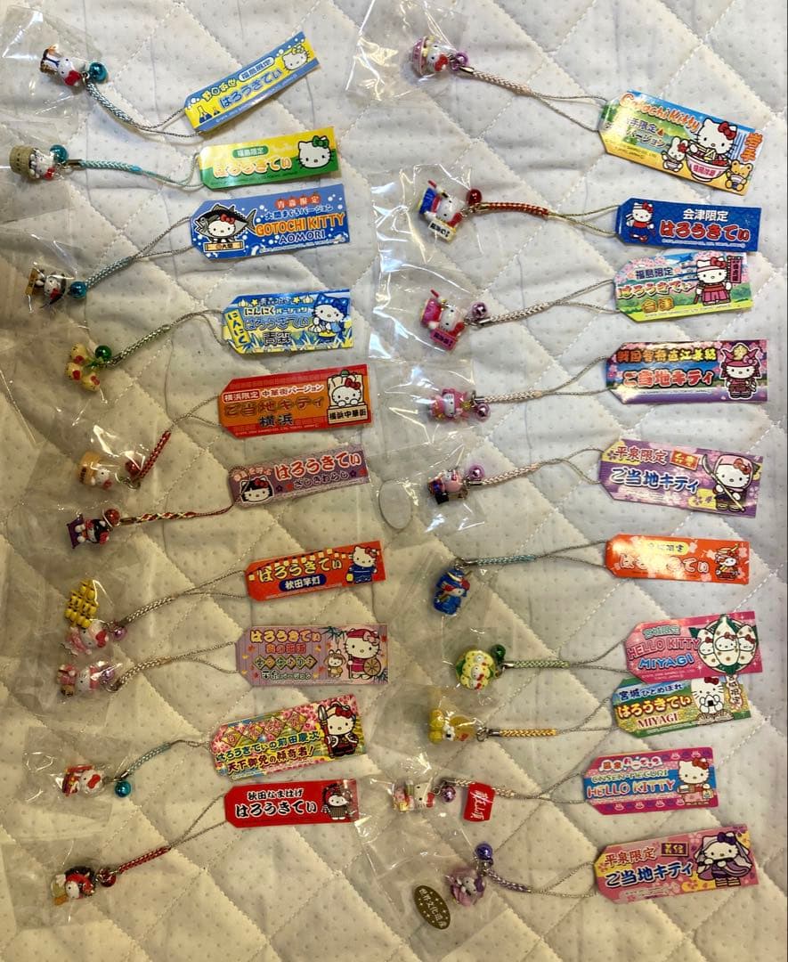 ハローキティ　ご当地　根付け　ストラップ ⭐︎２４５個⭐︎まとめ売り