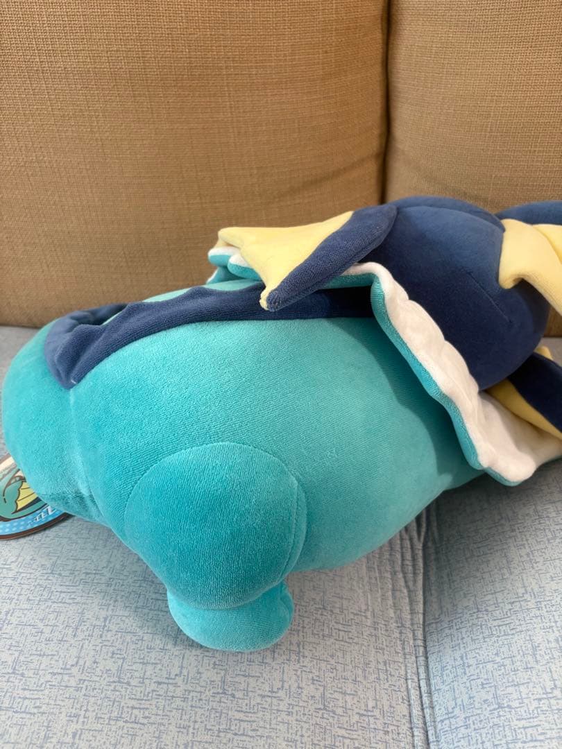 すやすやシャワーズ　ぬいぐるみ　ポケモン　ポケモンセンター　タグ付き