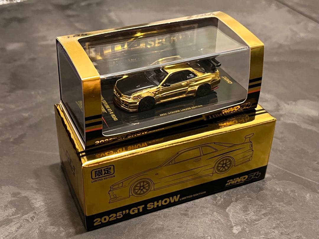 INNO 64 TOP SECRET 限定品　ゴールド　R34 トップシクレット