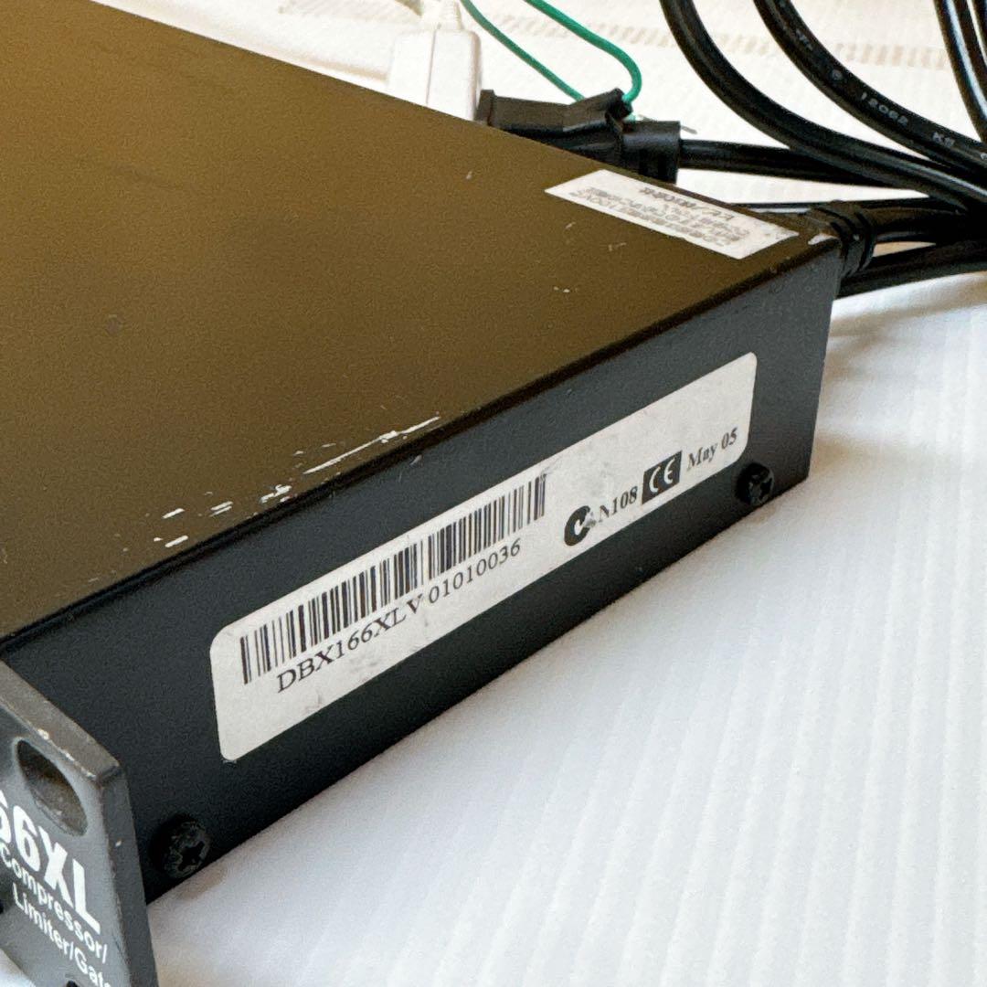 dbx コンプレッサー 166XL リミッター ゲートエクスパンダー