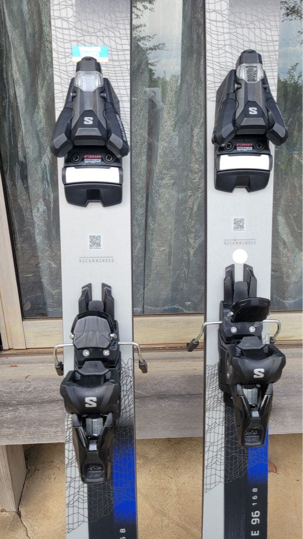 【ワックス済み　ストラクチャー加工】SALOMONスキー 168cm板のみ