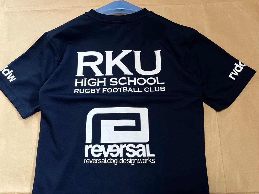流通経済大学 高校 ラグビー部 半袖ウェア セットアップ reversal