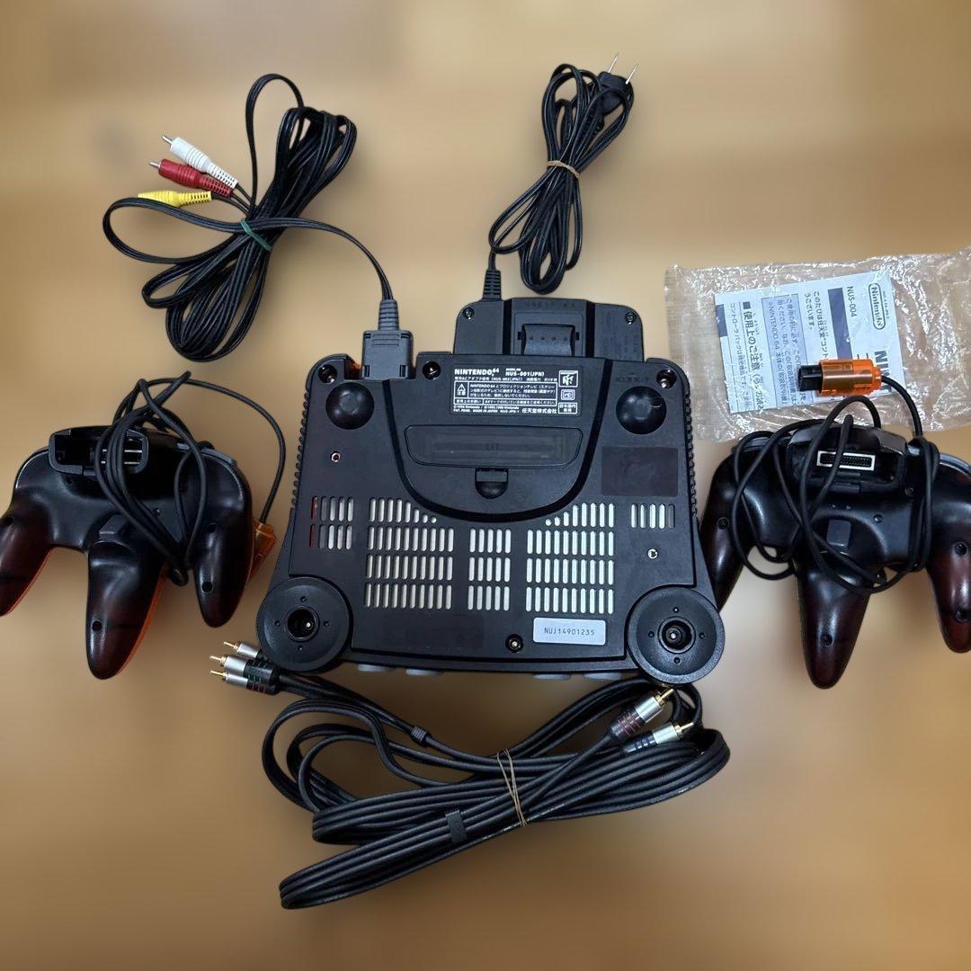 ニンテンドー64 クリアオレンジ