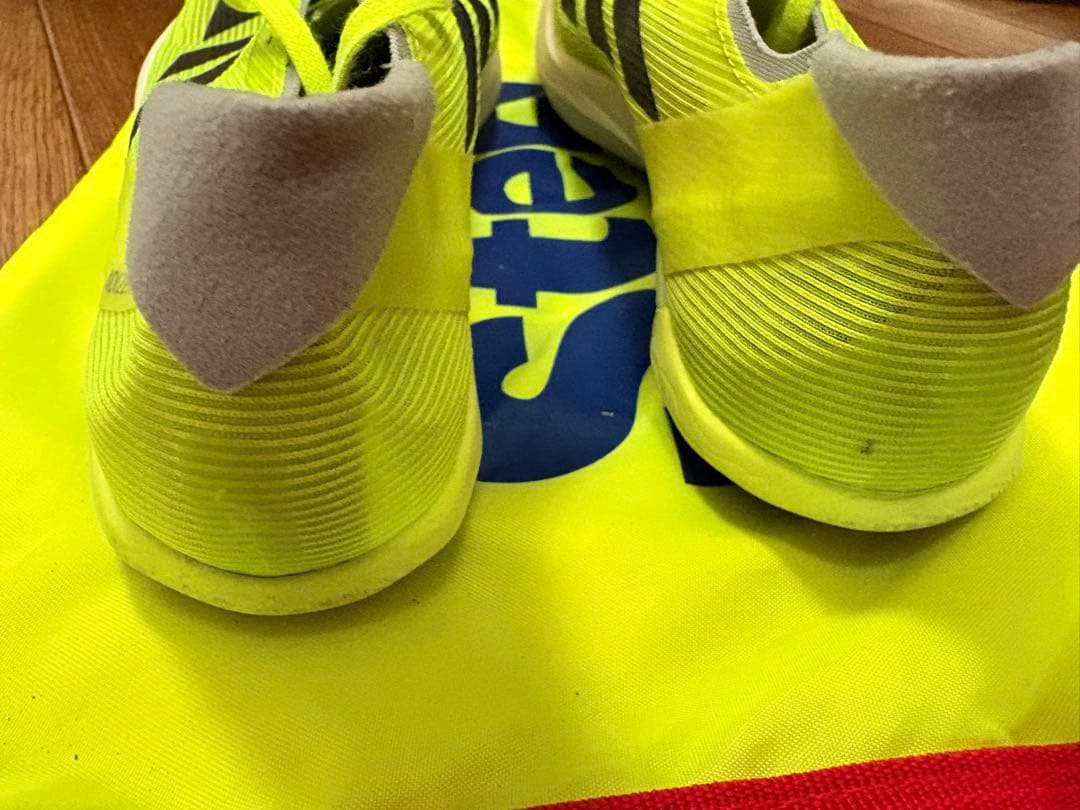 adidas ADIZERO スパイクシューズ イエロー/ネイビー　サイズ7.5