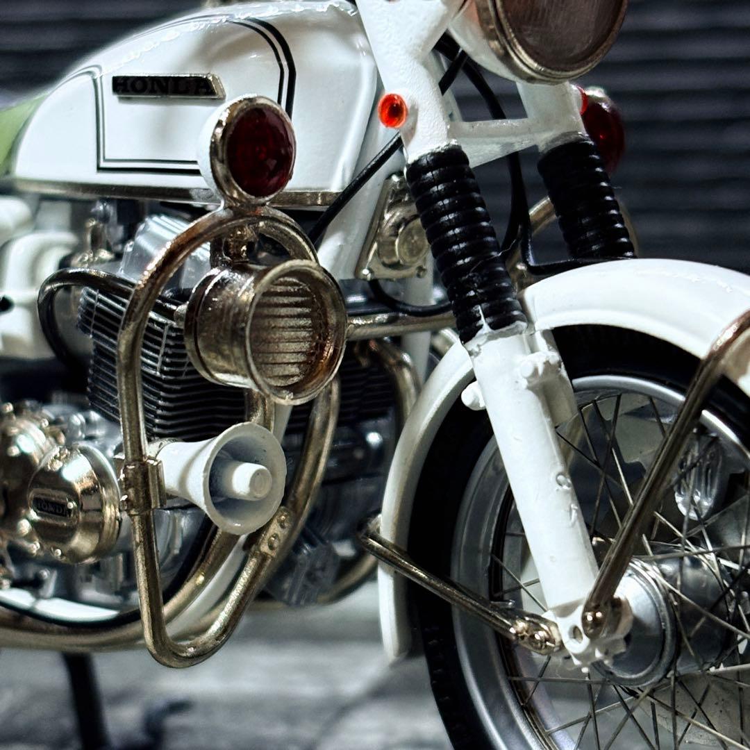 1/18 マルサン 鉄馬プロジェクト ホンダ ドリーム CB750P 白バイ
