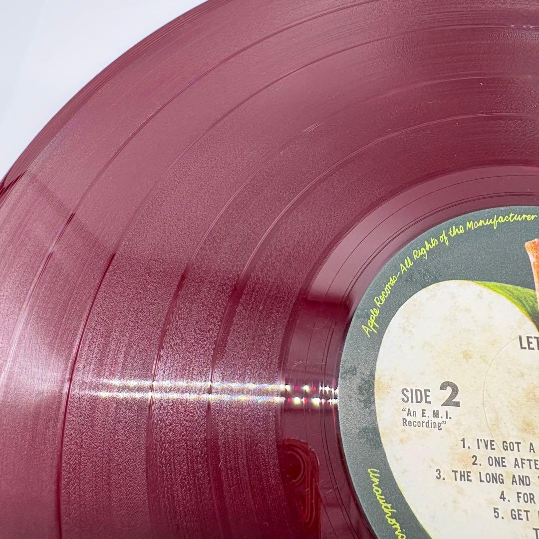 ♦︎【赤盤】THE BEATLES ビートルズ LET IT BEレコード 国内版