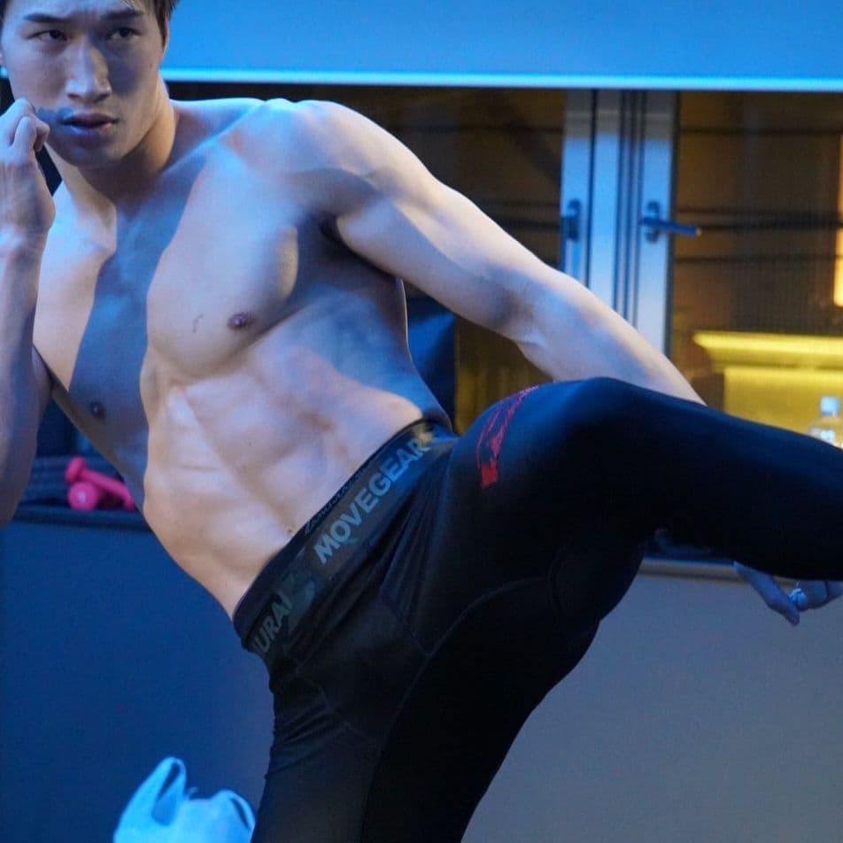 トレーニング用 ショートスパッツ（黒3L) 【サムライムーブギア】