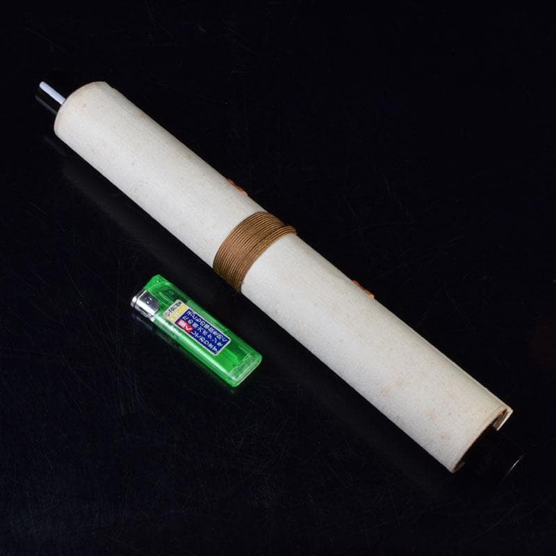 掛軸　前大徳　紫野　小林太玄筆　利休居士像　和光画賛　共箱　C　8863A