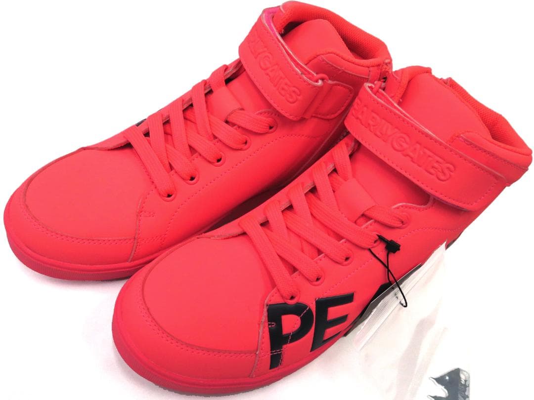 展示品●パーリーゲイツ●サイドロゴ　ミドルカット　スパイクシューズ　23.0cm