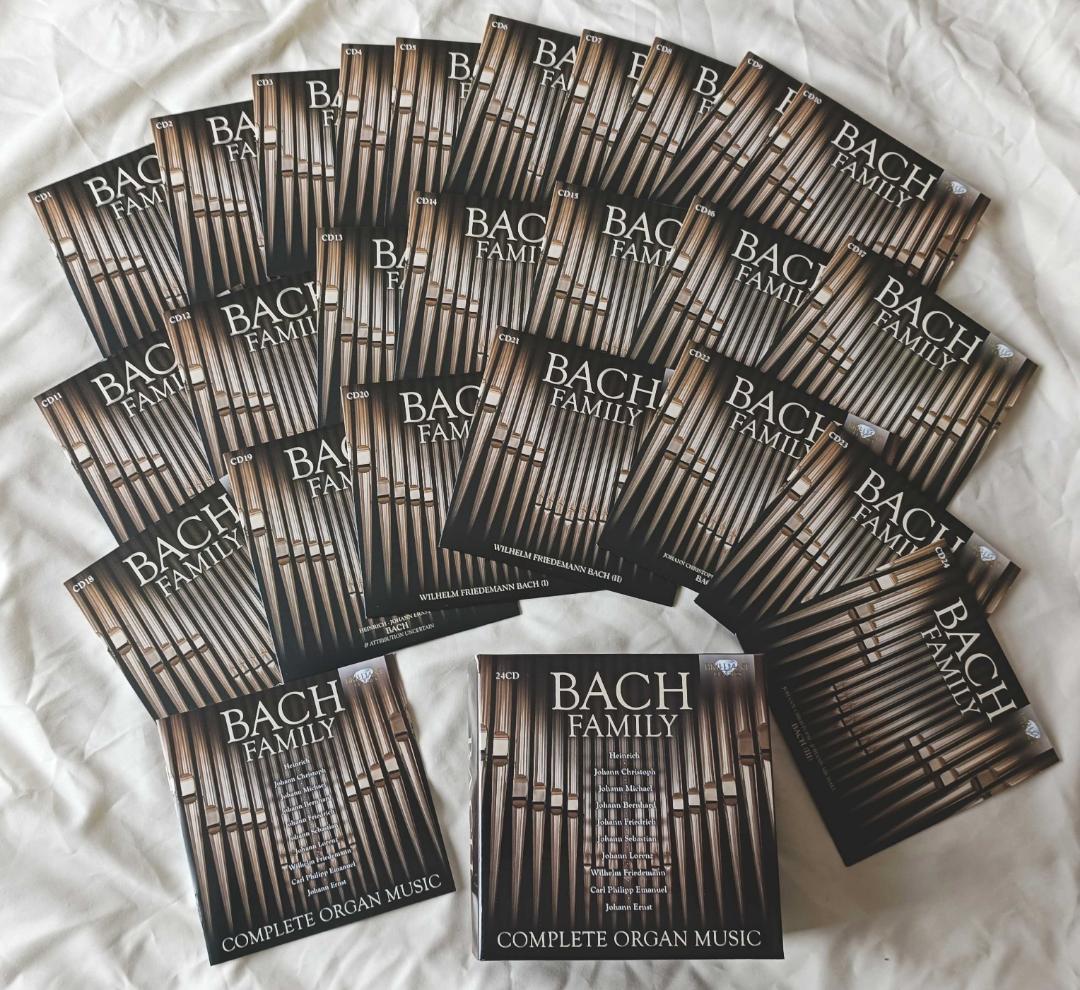 バッハ一族のオルガン曲集 ステファノ・モラルディ 24枚組