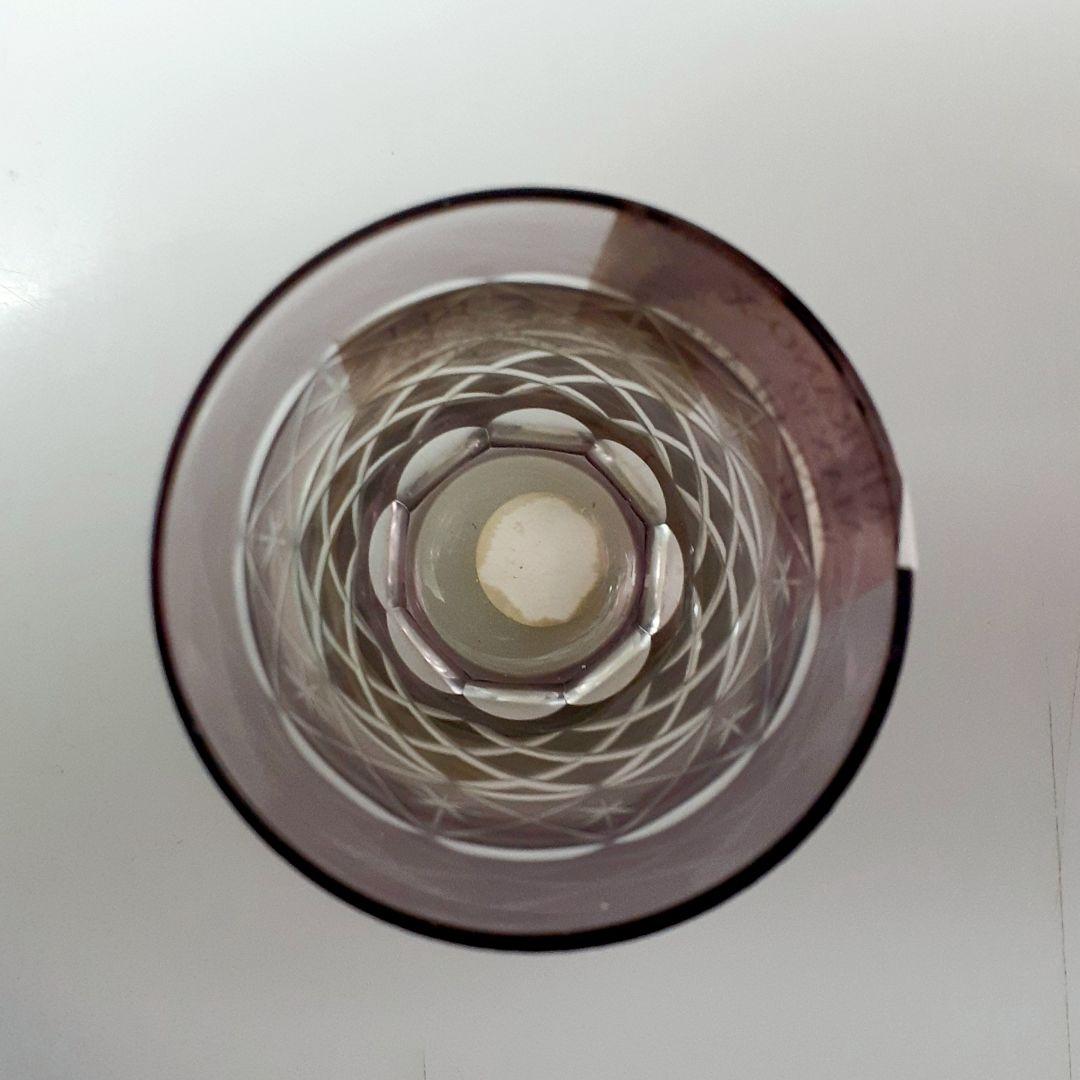 MURANO ムラノ 金彩 ドルフィン モチーフ レッド グラス