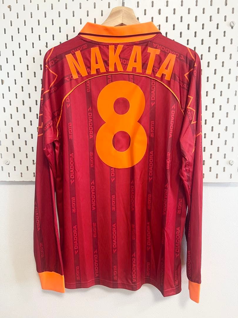 【ASローマ】長袖　中田英寿 99-00 8番 レジェンド 希少　Mサイズ