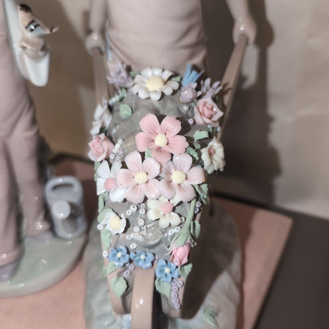 ♥LLADROリヤドロ♥ガラスケース付き♥三点セット❤️