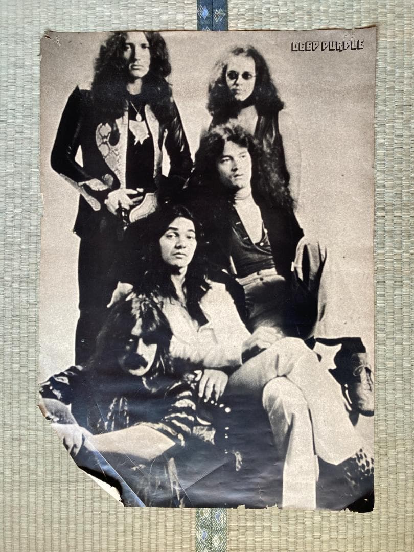 希少 Deep Purple ポスター ディープパープル
