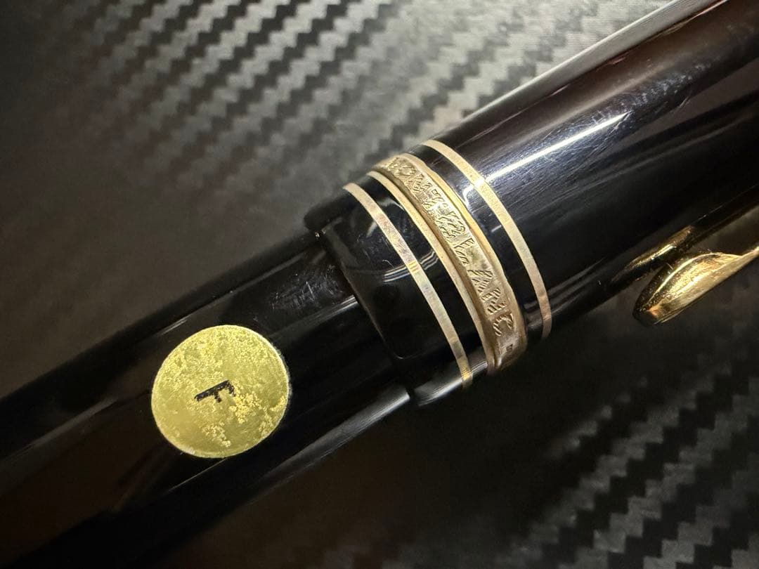 未使用に近い モンブラン 149 14C 中白 F 細字 万年筆