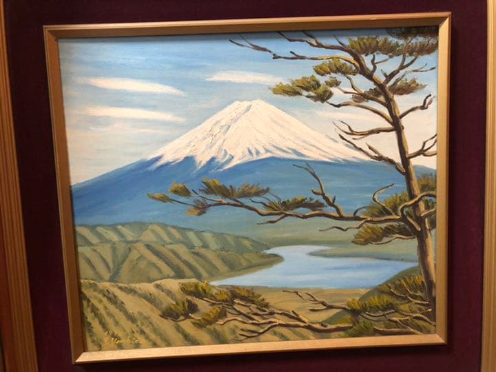 Mt.Fuji oil painting 富士山の絵　油絵　JAPAN