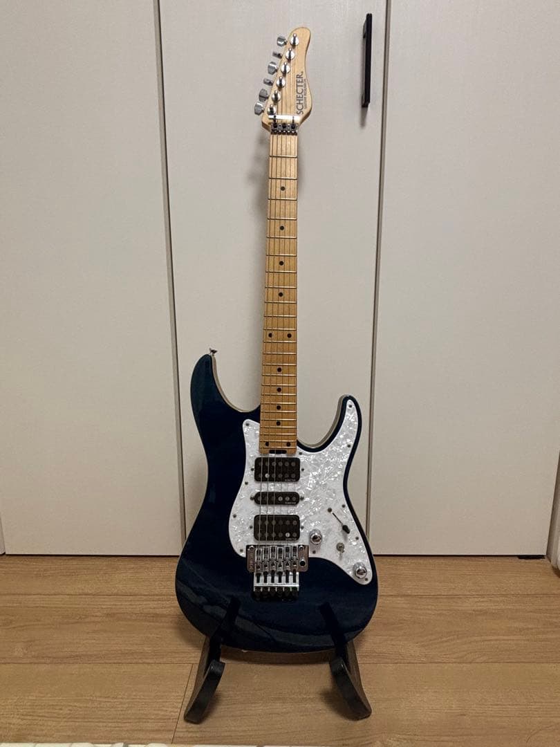 ギター SCHECTER SD-2-24-AL - See thru Blue
