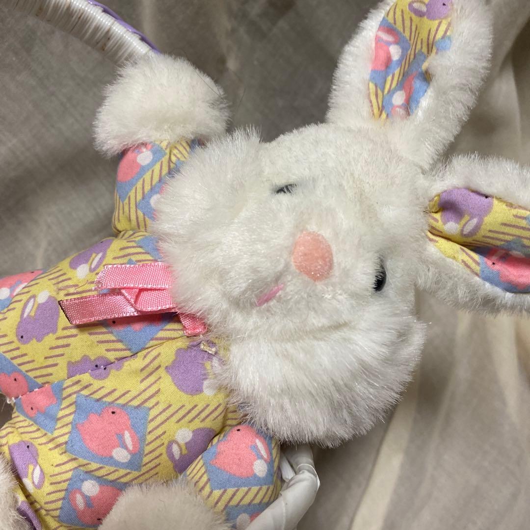 最終お値下け ヴィンテージ　ラビット　バスケット