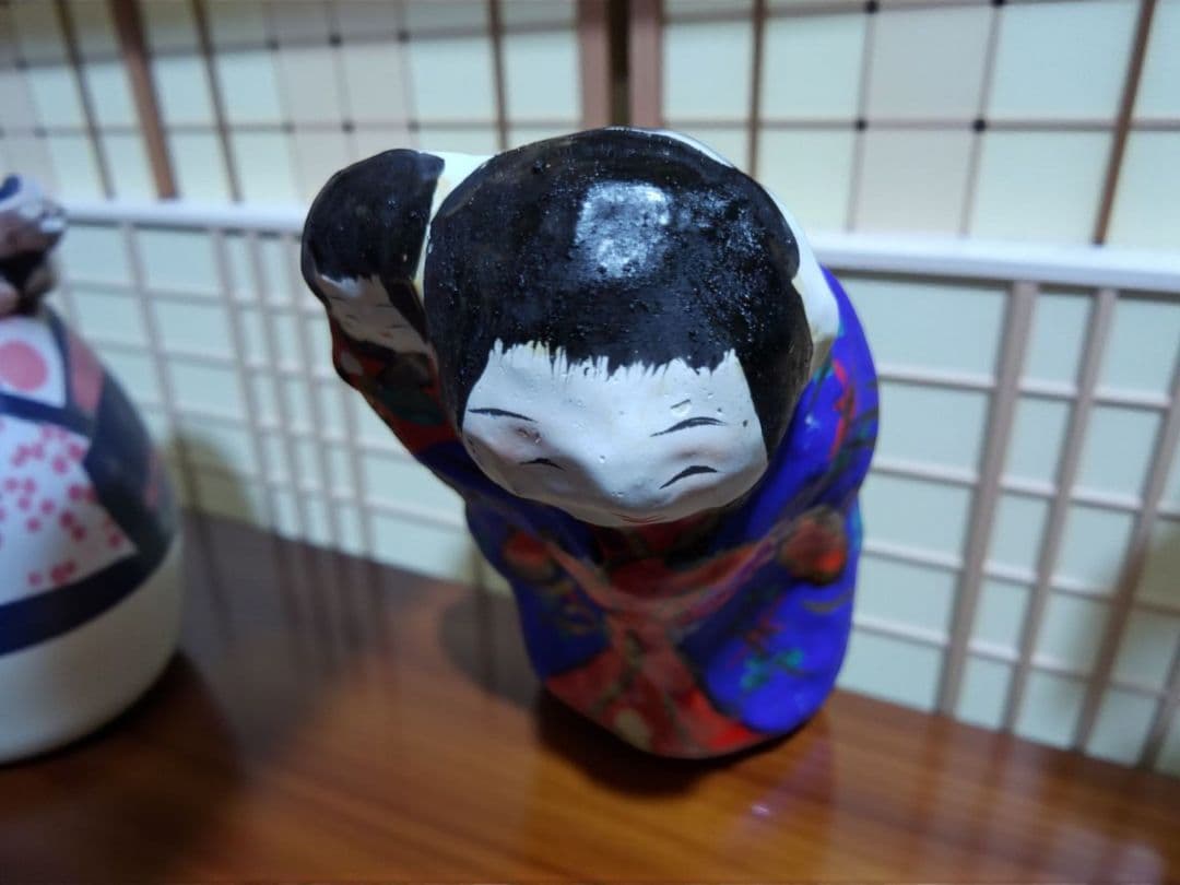 郷土玩具　香川　高松張子　子守でこ　作者:宮内フサ　　F