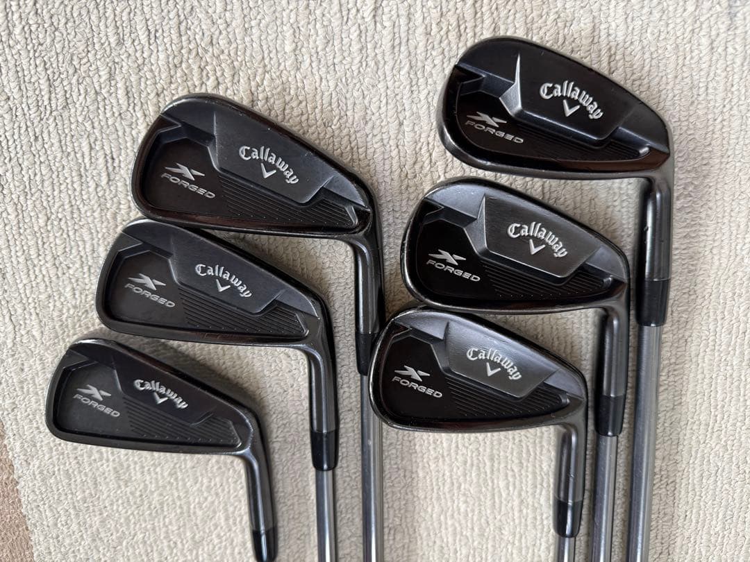 キャロウェイX フォージドスター2021 限定クリスタルブラック　アイアンセット