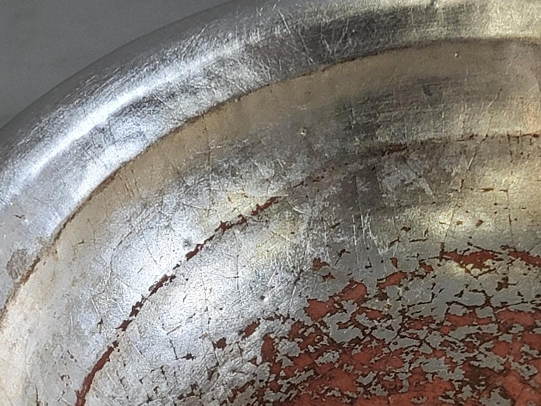 茶道具 嶋台茶碗 赤楽 金銀 一対 共箱 DT746