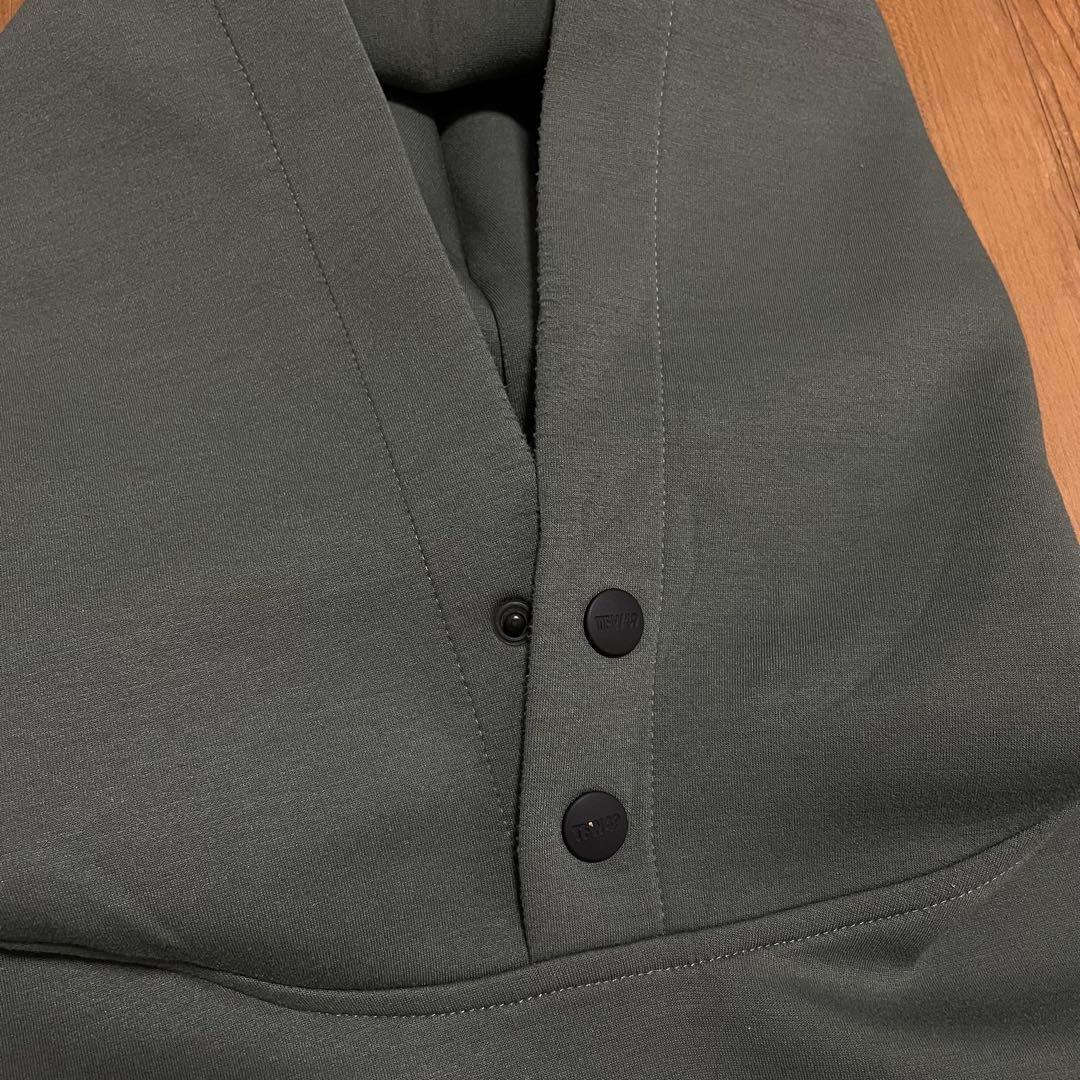 TFW49 CARDBOAD MATELIAL HOODIE パーカー カーキ