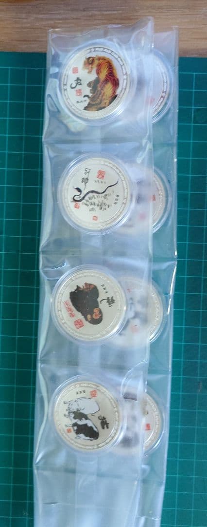 縁起物　中国　十二支　有名画メダル　１２種