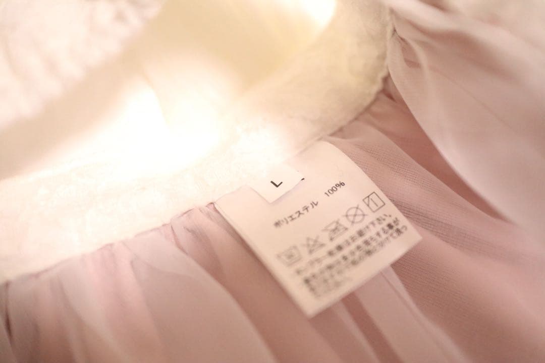 きゃんナナ　ピンクエプロンアリスワンピース　L