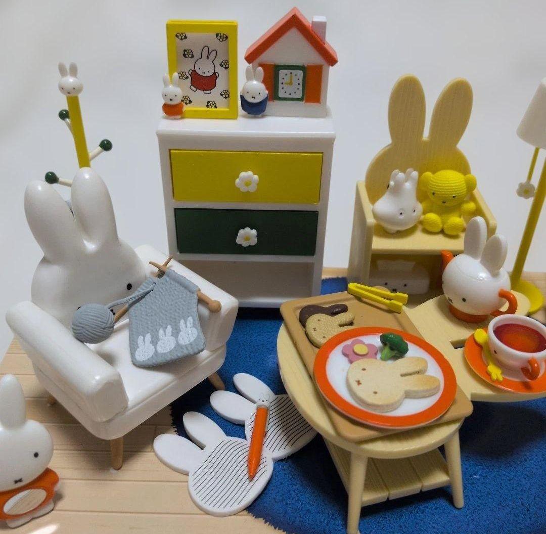 ミッフィー　miffy room　ミッフィーのいる生活　ミニチュア模型