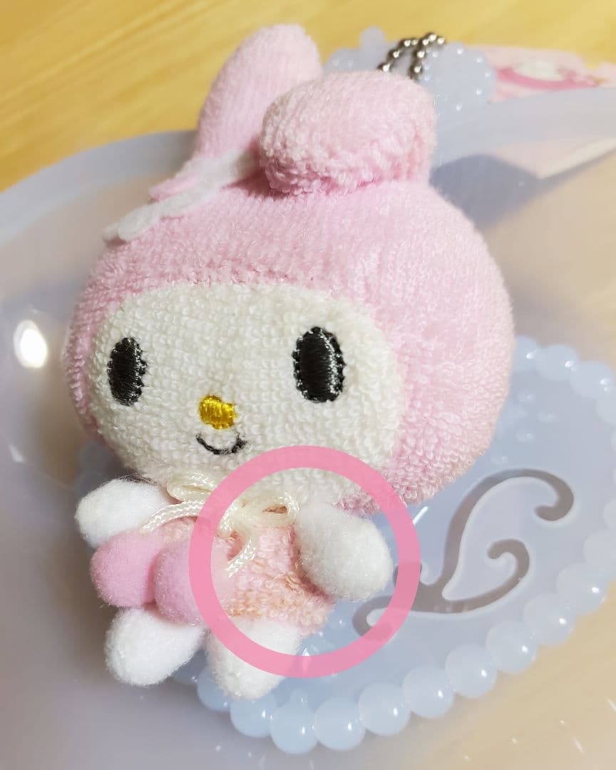 ◆マイメロ【My Melody◇カオマルマスコットホルダー】新品タグ付き◆