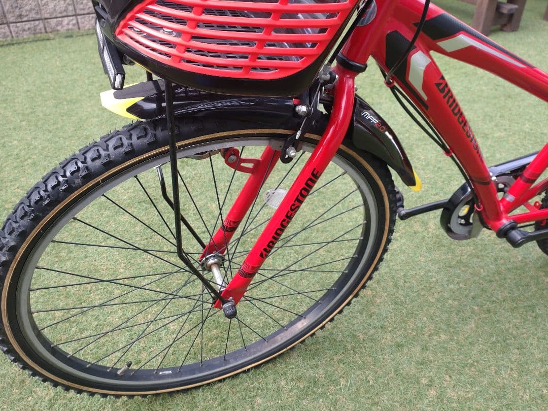 子供用自転車　ブリヂストン　クロスファイヤージュニア　26インチ　ピュアレッド