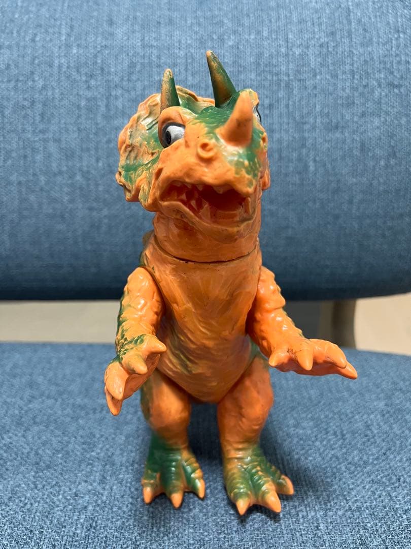 トリケラン ソフビ 三浦トーイ パチ怪獣 昭和レトロ　マルサン ブルマァク