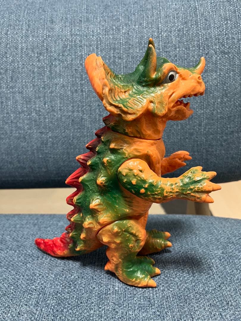 トリケラン ソフビ 三浦トーイ パチ怪獣 昭和レトロ　マルサン ブルマァク